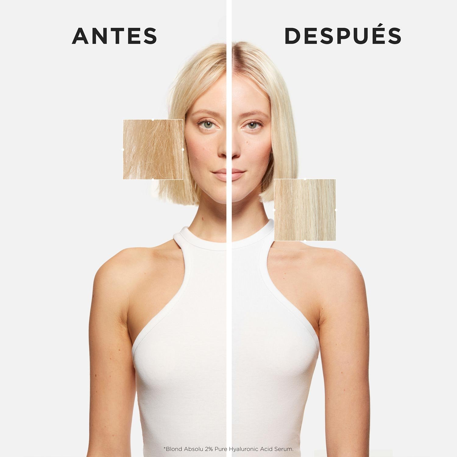 Resultados Suero Hidratante y Reparador para Cuero Cabelludo y Cabello Rubio Blond Absolu
